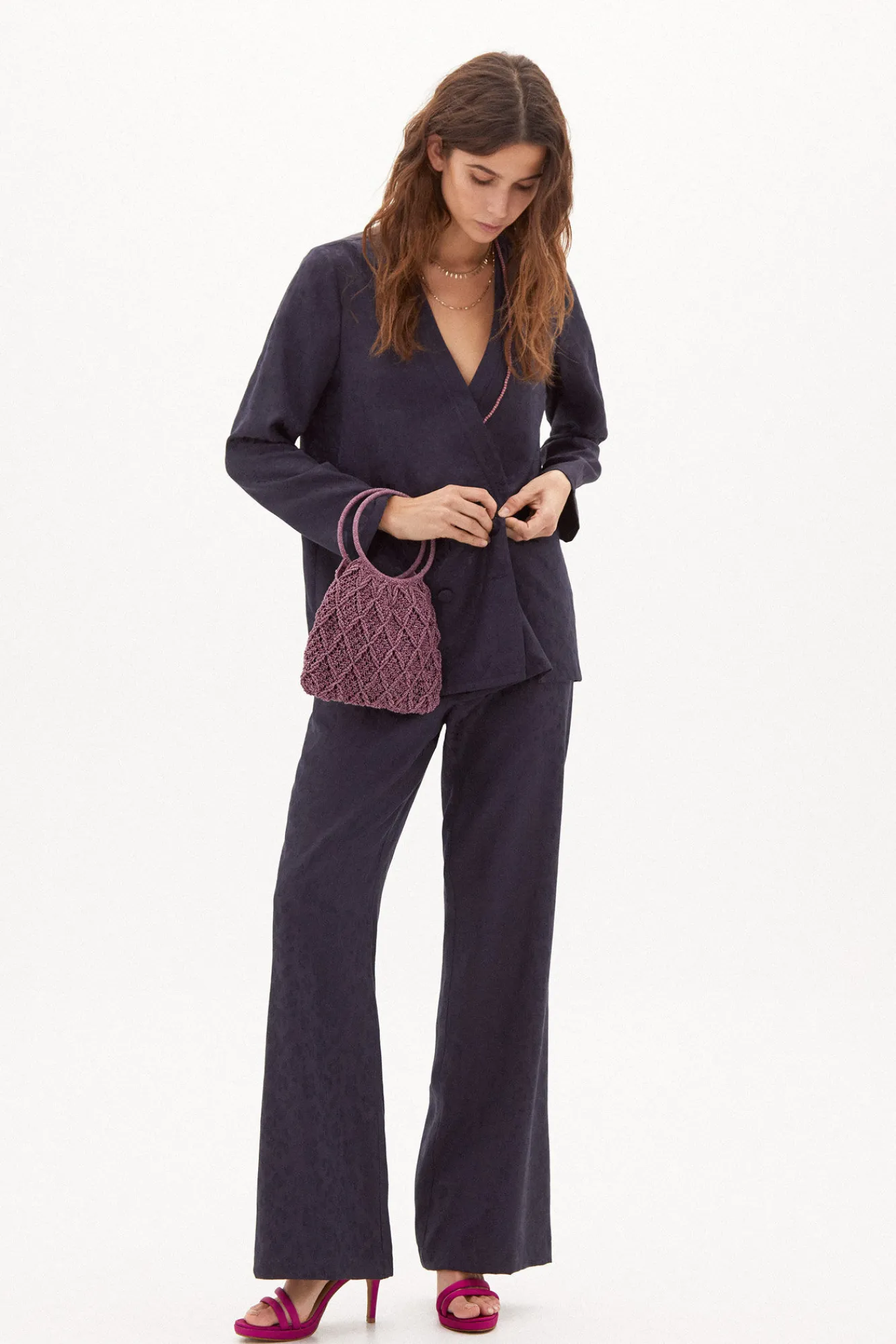 Paige Pantalon De Traje En Jacquard^Hoss Intropia Online