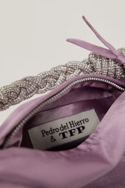 Paloma.Mini Bolso Saten Asa Cristales^TFP by Tamara Falco Outlet