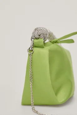 Paloma.Mini Bolso Saten Asa Cristales^TFP by Tamara Falco Online