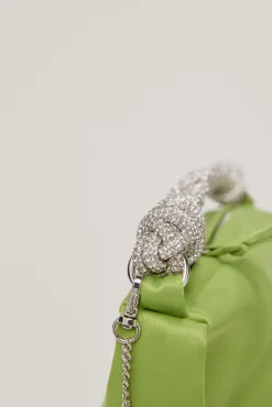 Paloma.Mini Bolso Saten Asa Cristales^TFP by Tamara Falco Online