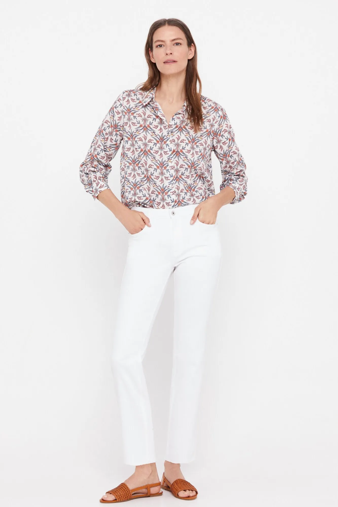 Pantalon 5 Bolsillos Regular Crop^Cortefiel New