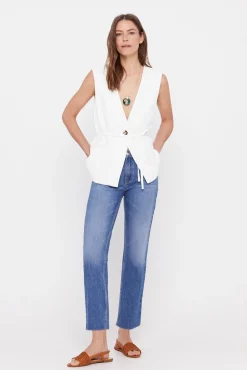 Pantalon 5 Bolsillos Regular Crop^Cortefiel Store