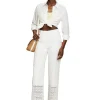 Pantalon Bordado Wide Leg^Esprit Store