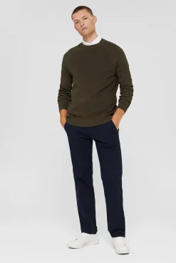 Pantalon Chino Straight Fit En Algodon Organico^Esprit Best Sale