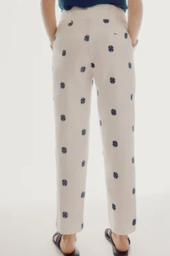 Pantalon Con Bordados^Slowlove Clearance