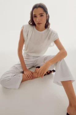 Pantalon Con Cintas De Croche^Slowlove Online