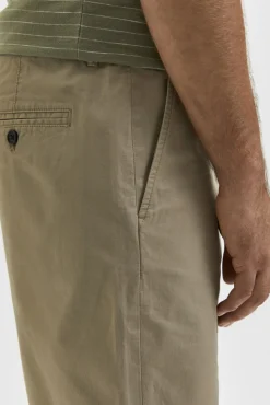 Pantalon Corto Chino De Algodon Organico.^Selected Cheap