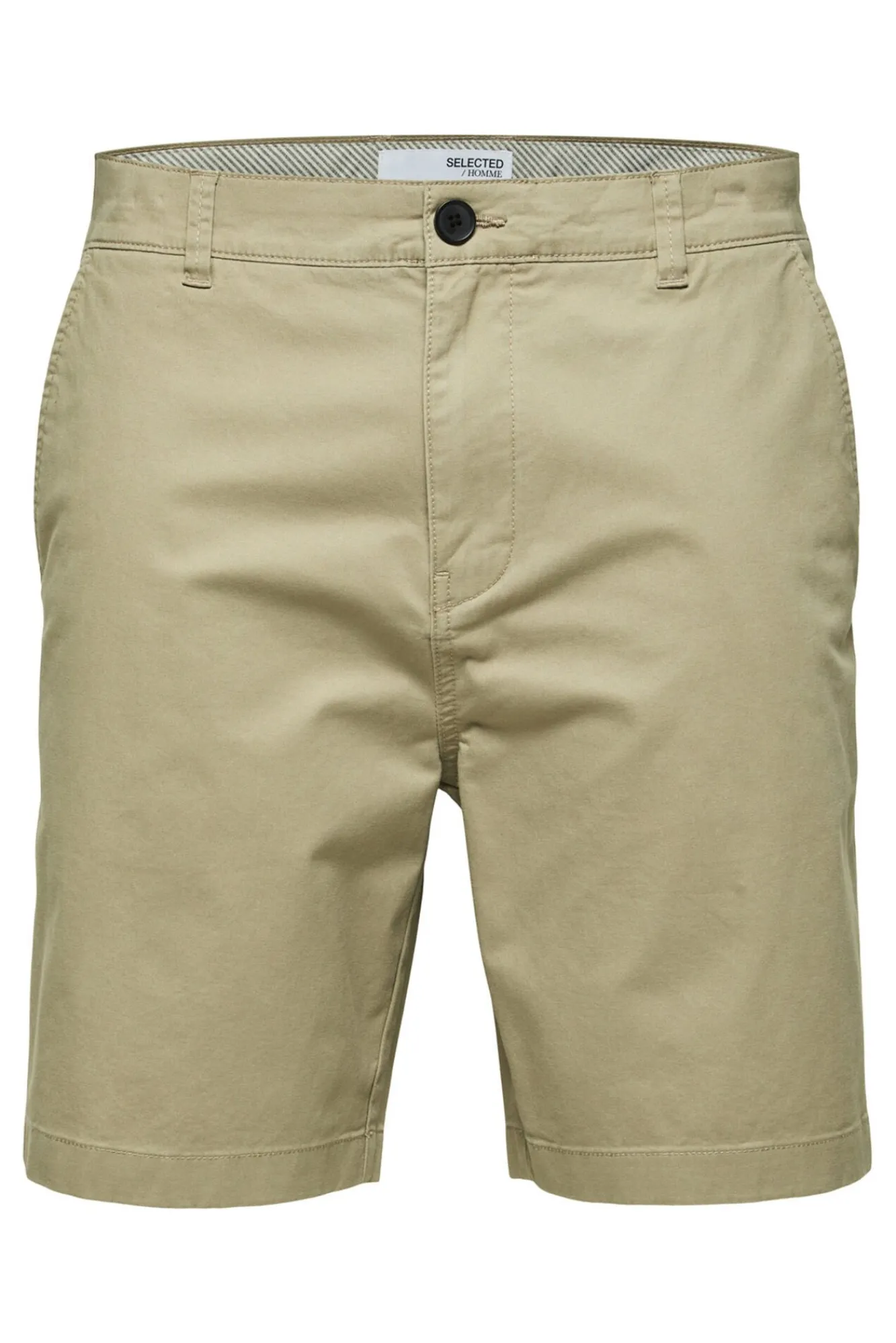Pantalon Corto Chino De Algodon Organico.^Selected Cheap