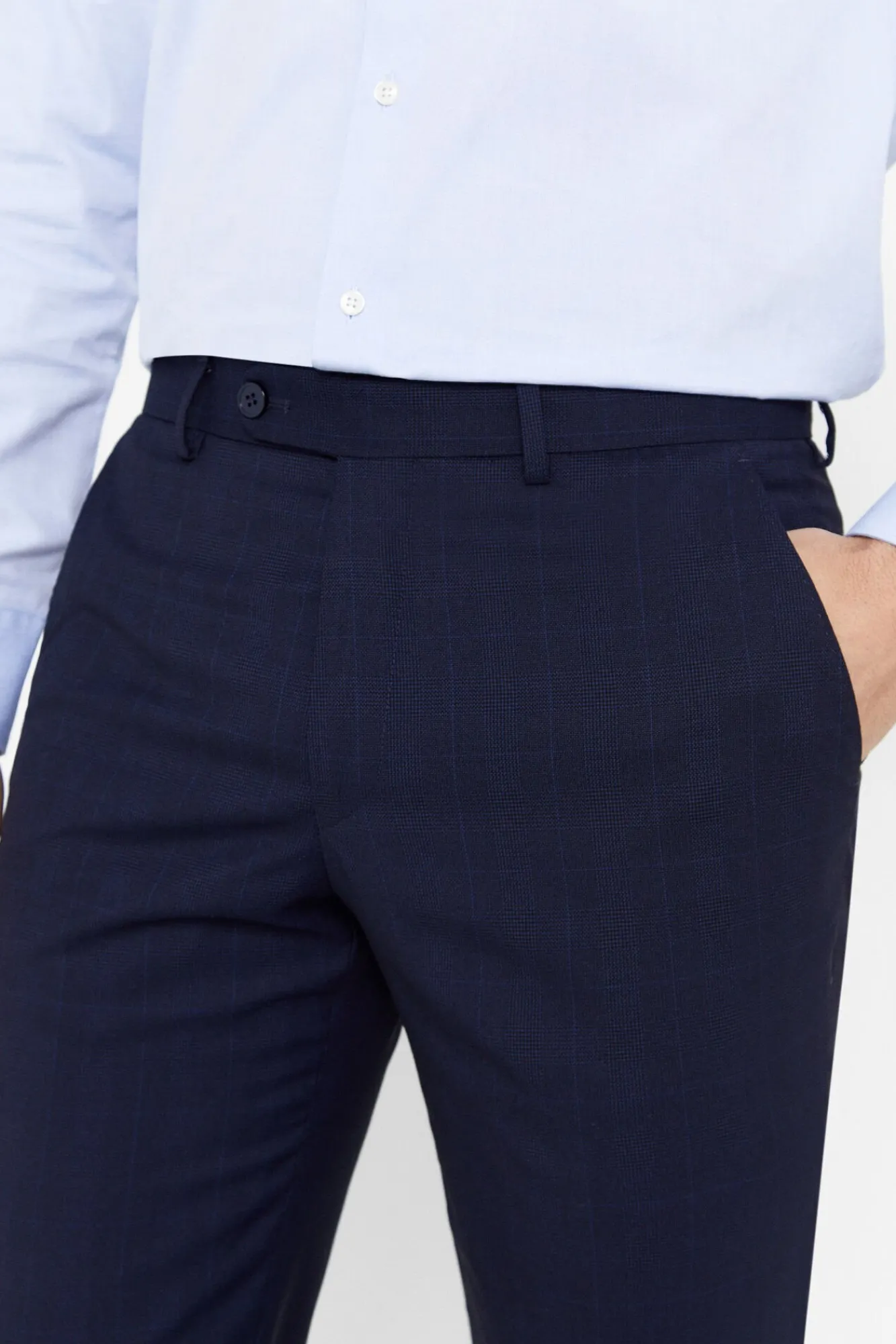 Pantalon Cuadros Serie Xxi^Cortefiel Hot