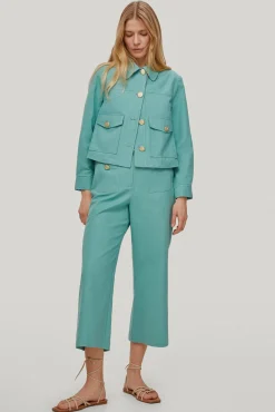 Pantalon Culotte Bolsillos Plastron^Pedro del Hierro Clearance
