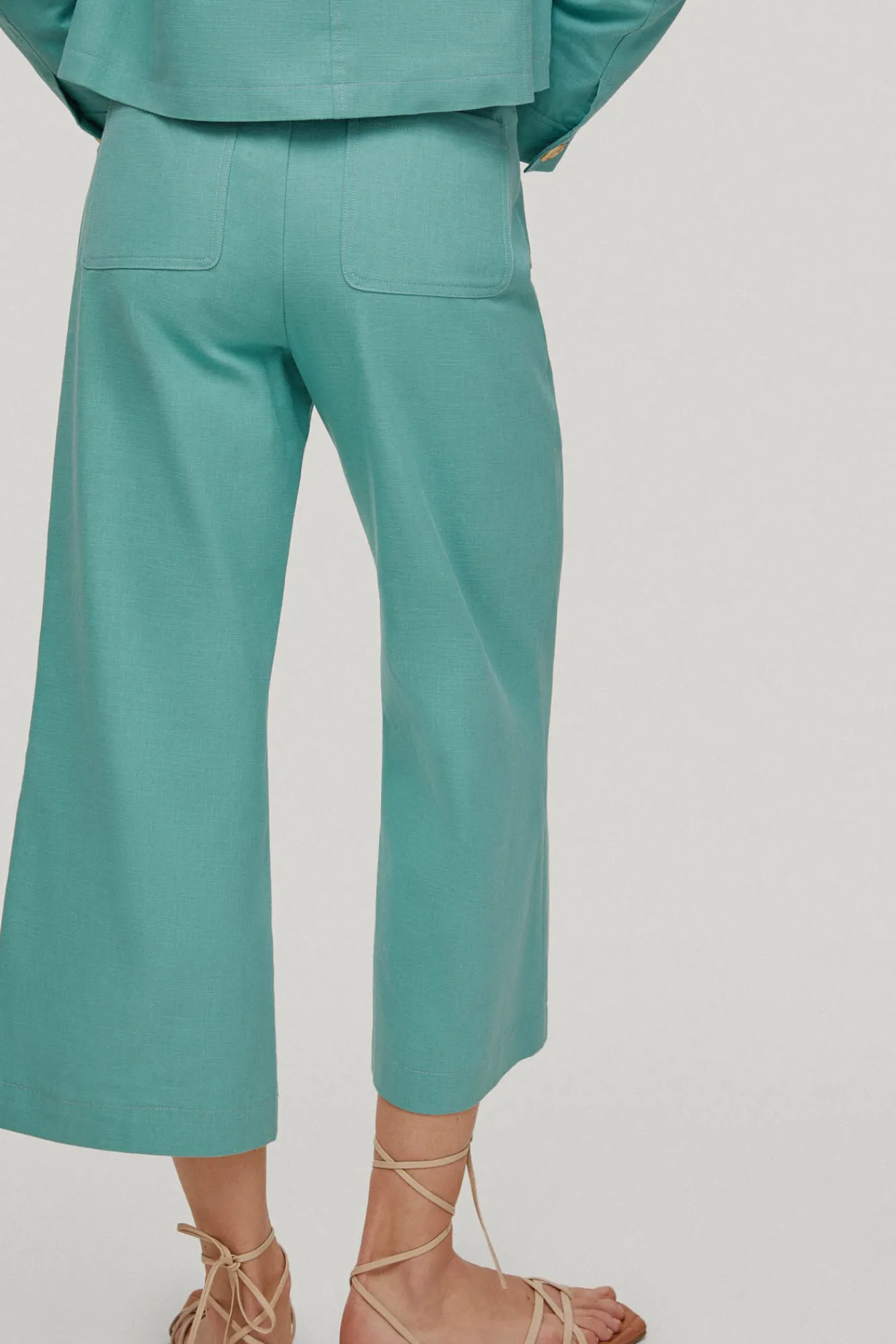 Pantalon Culotte Bolsillos Plastron^Pedro del Hierro Clearance