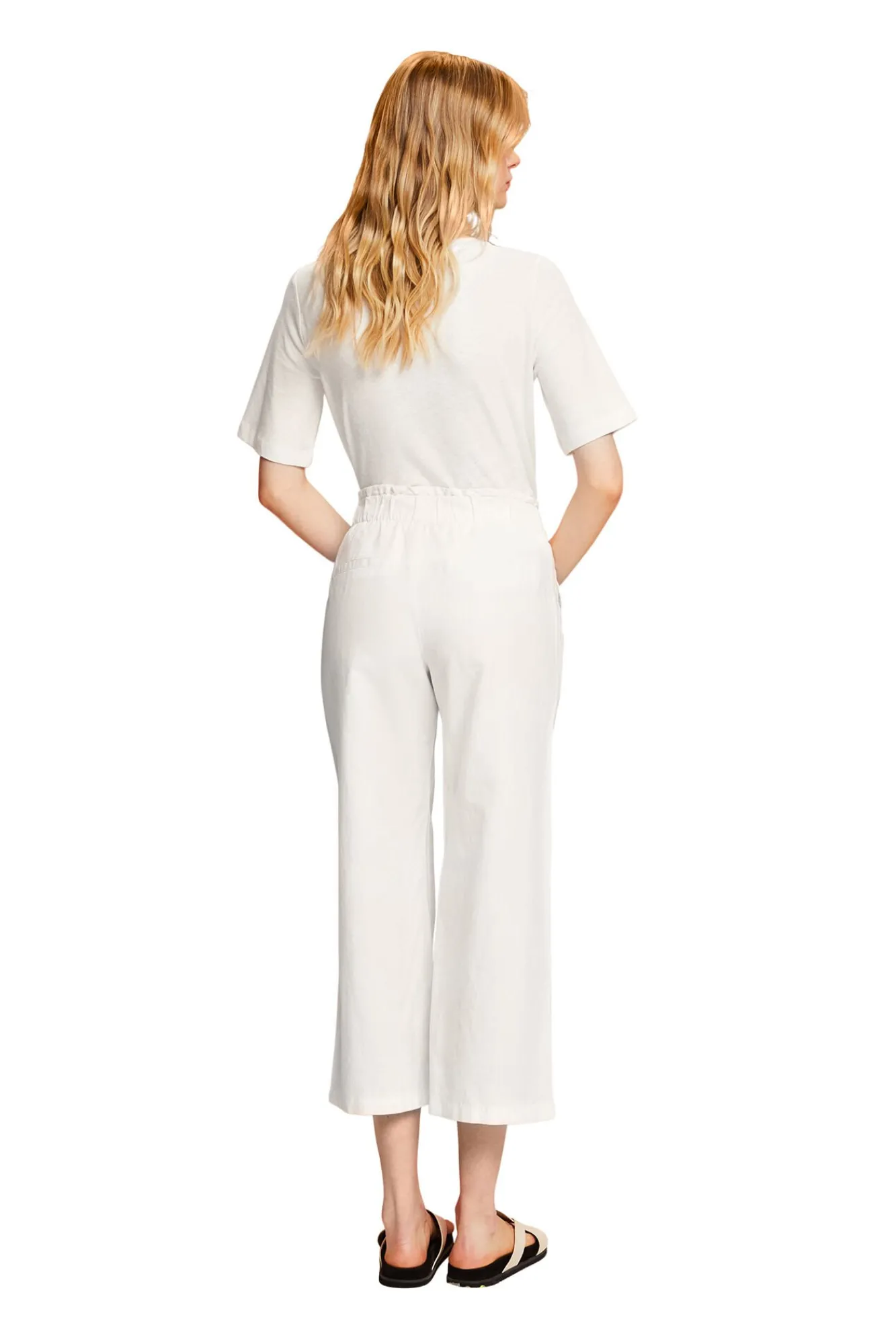 Pantalon Culotte Con Lino^Esprit Flash Sale