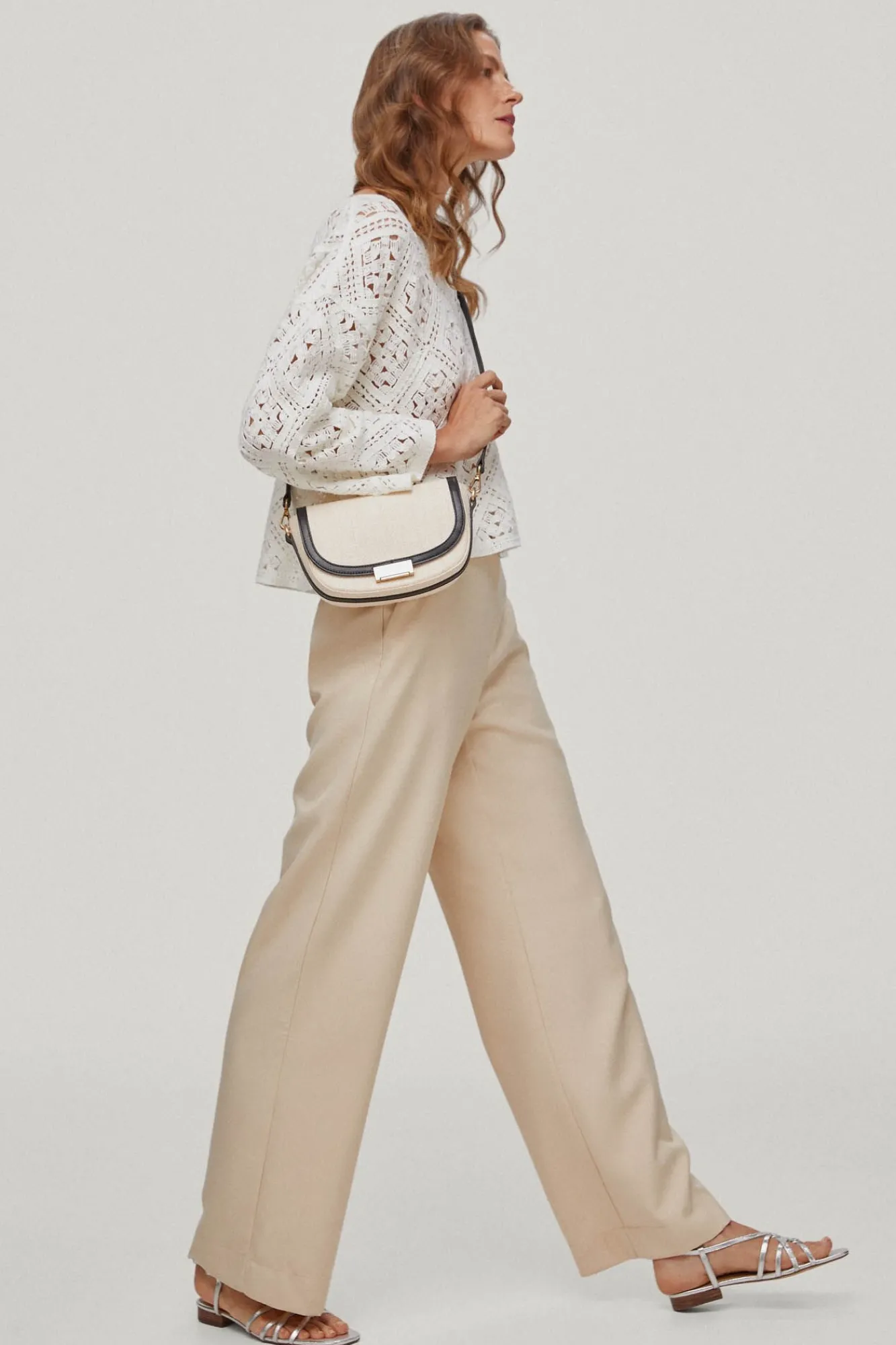 Pantalon De Tiro Alto Pespuntes^Pedro del Hierro Hot