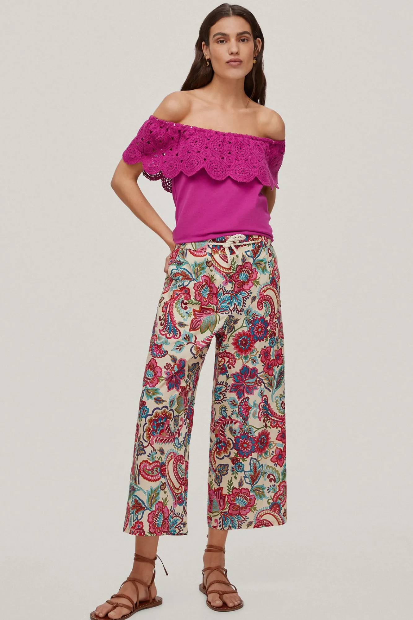 Pantalon Estampado Cordon^Pedro del Hierro Best Sale