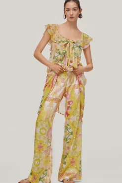 Pantalon Estampado De Tiro Alto^Pedro del Hierro Cheap