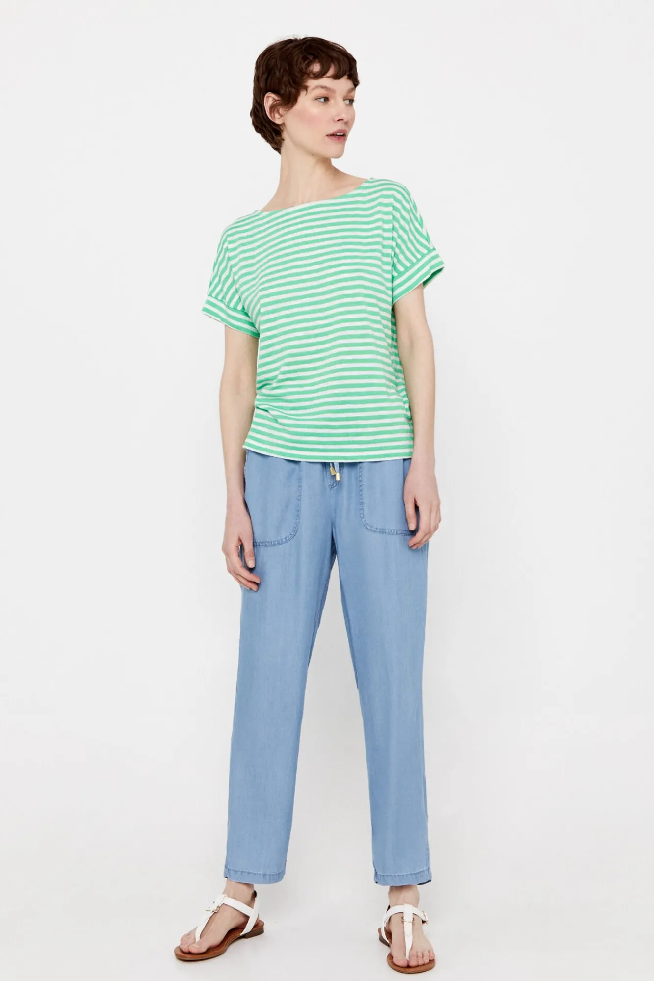 Pantalon Fluido 100% Tencel^Cortefiel New