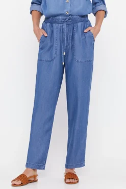 Pantalon Fluido 100% Tencel^Cortefiel Store