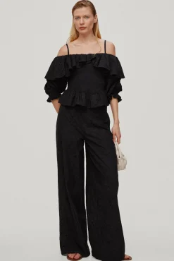 Pantalon Largo Bordado^Pedro del Hierro New