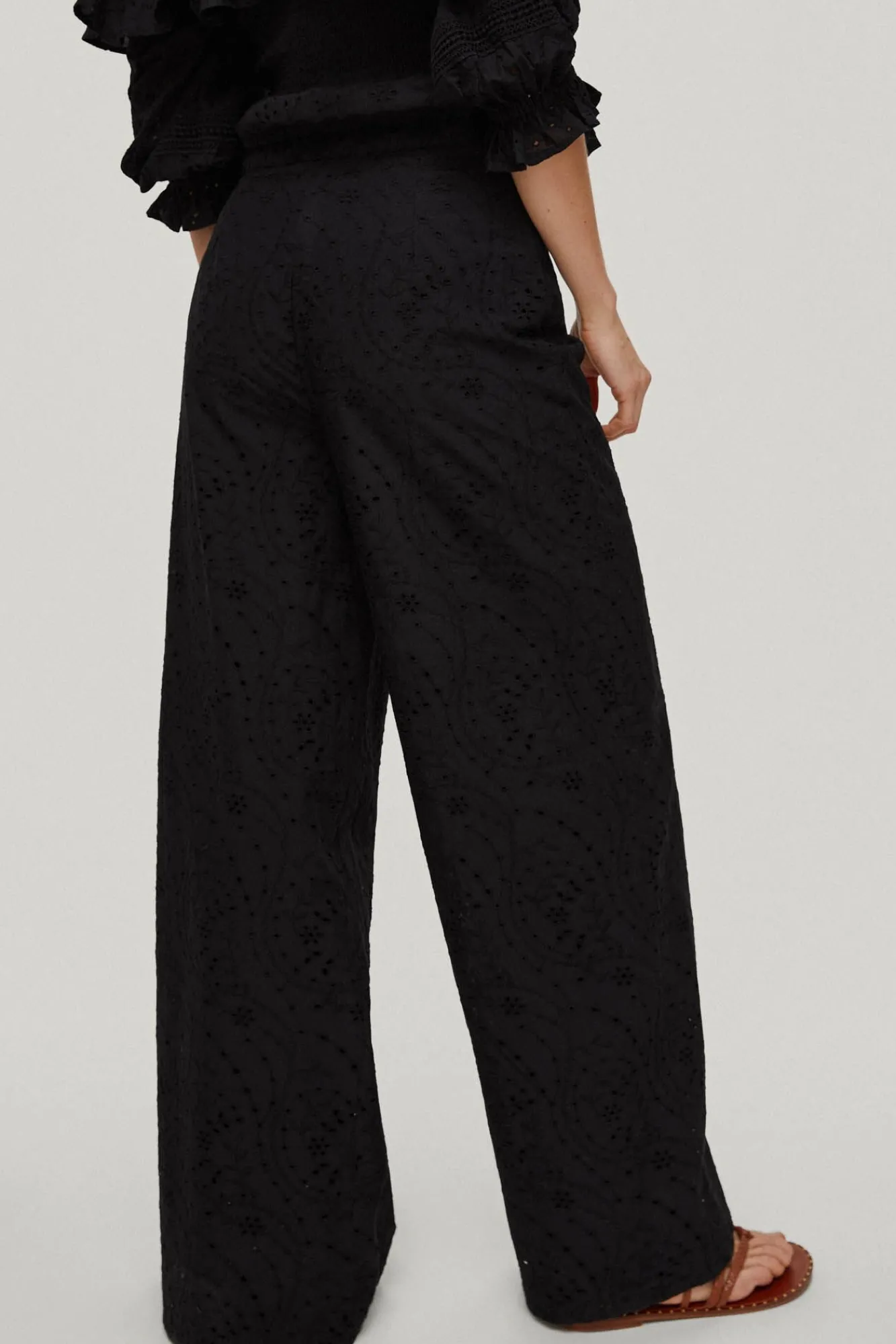 Pantalon Largo Bordado^Pedro del Hierro New