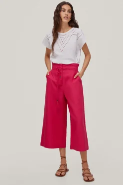 Pantalon Paperbag Lino Algodon^Pedro del Hierro Discount