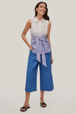 Pantalon Paperbag Lino Algodon^Pedro del Hierro Store