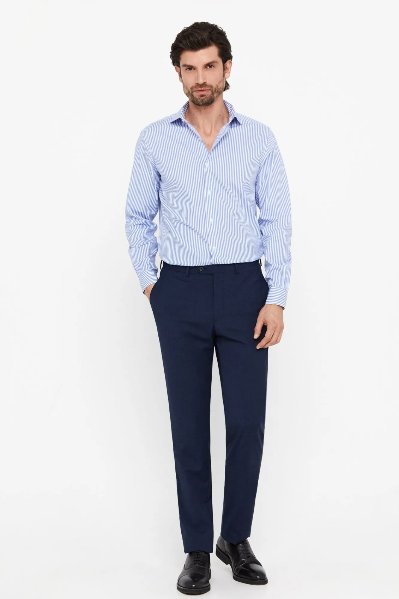 Pantalon Pata Gallo Slim^Cortefiel Cheap