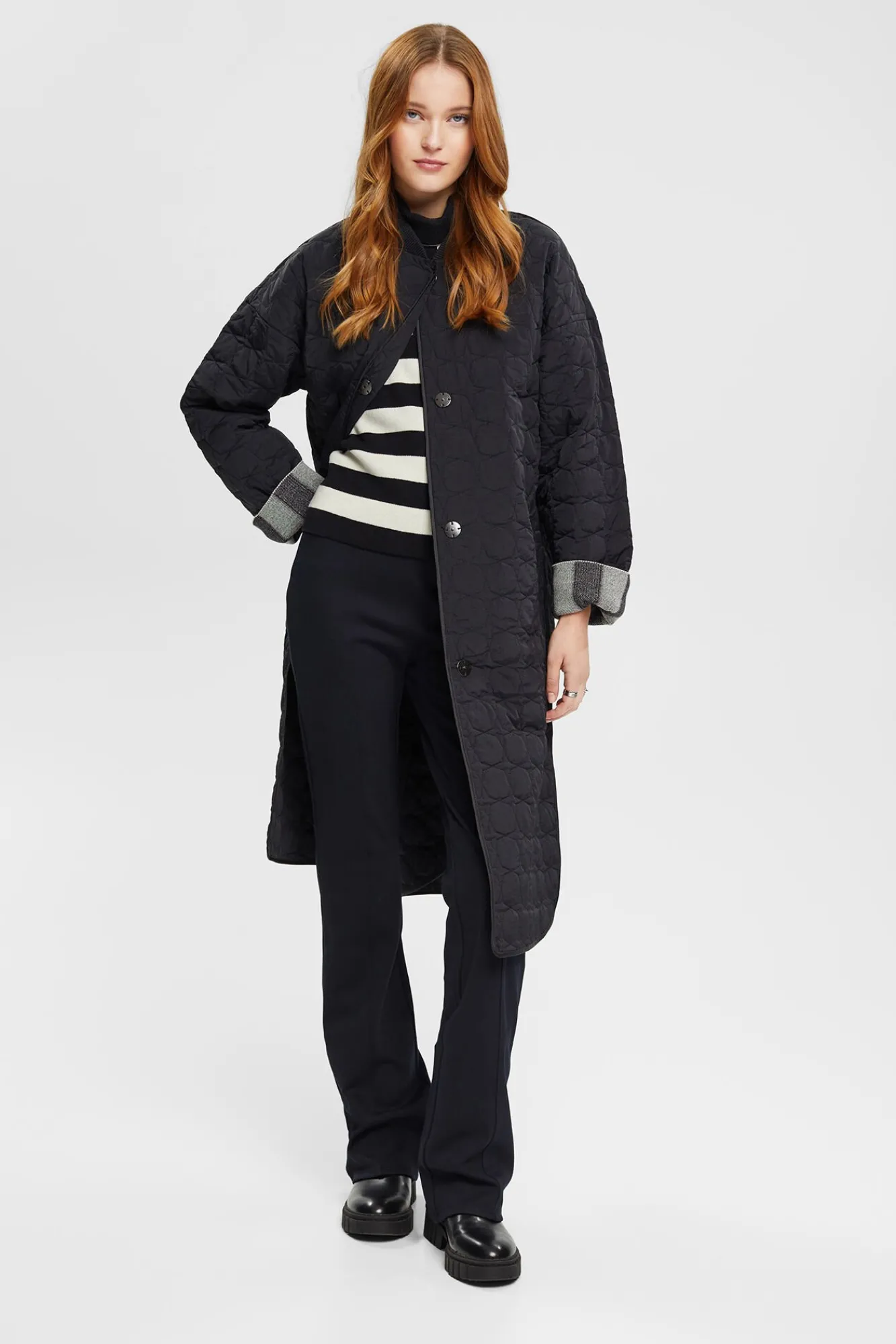 Pantalon Punto Roma Flare Con Viscosa^Esprit Sale