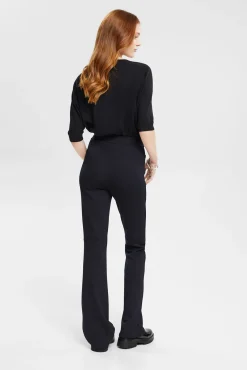 Pantalon Punto Roma Flare Con Viscosa^Esprit Sale