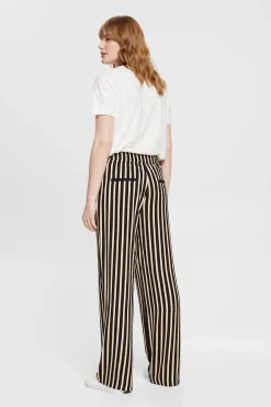 Pantalon Rayas Viscosa Con Ligero Brillo^Esprit Outlet