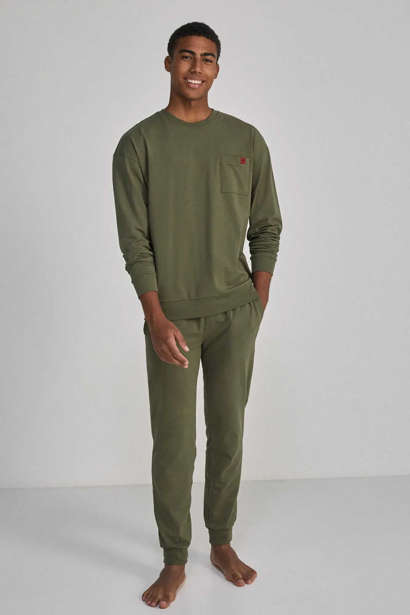 Pantalon Tipo Jogger^HUGO Discount