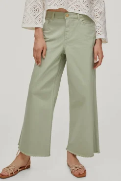 Pantalon Vaquero 5 Bolsillos Wide Leg Cropped^Pedro del Hierro Discount