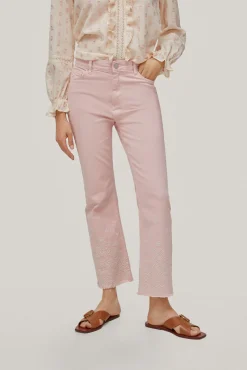 Pantalon Vaquero 5 Bolsillos Flare Fit Bordado^Pedro del Hierro Clearance