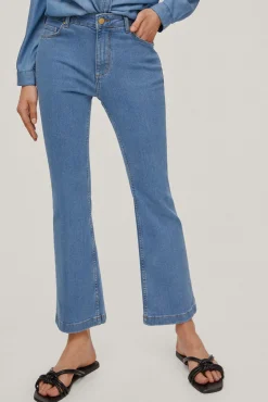 Pantalon Vaquero 5 Bolsillos Flare Fit Cropped^Pedro del Hierro Clearance