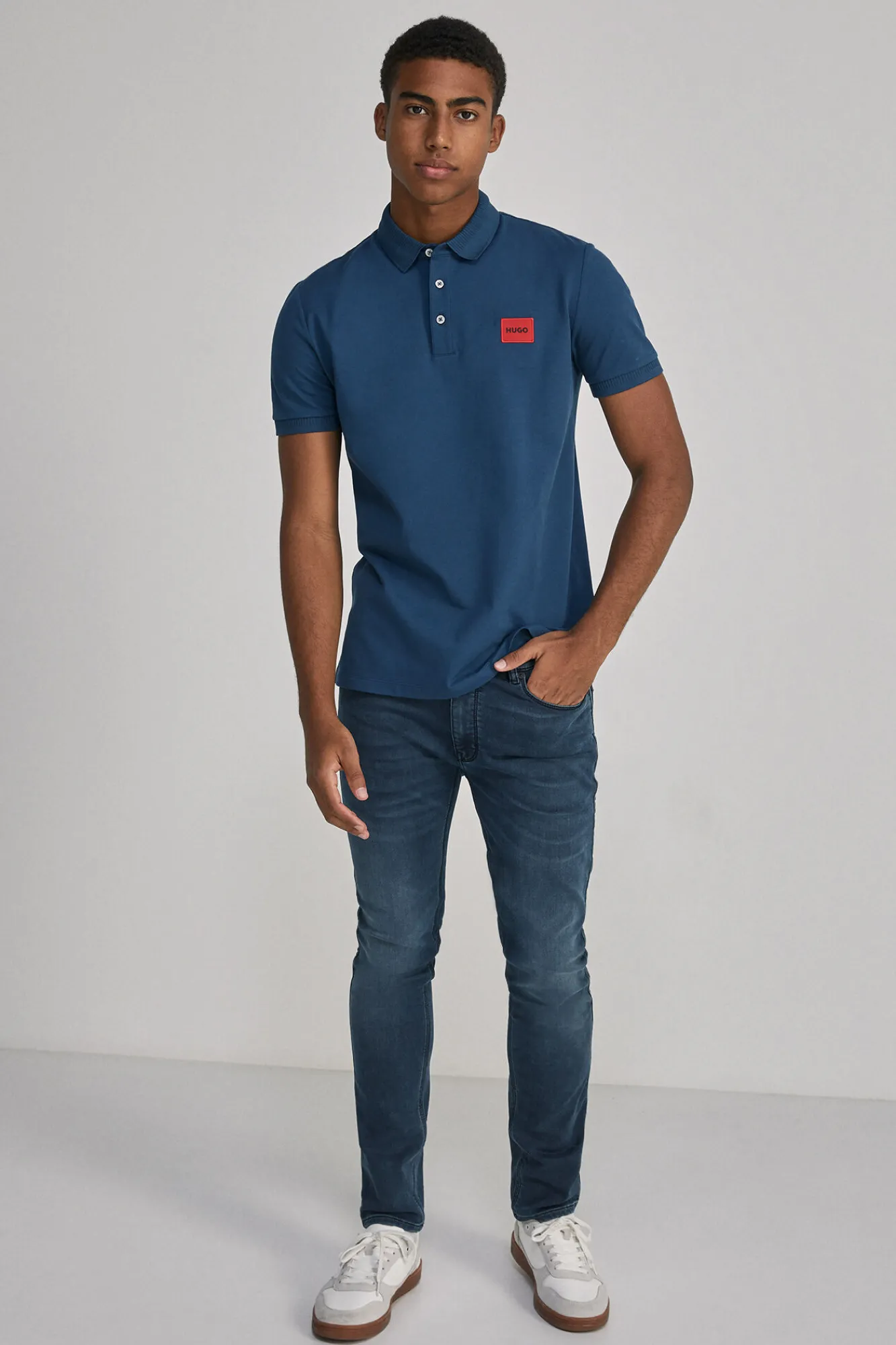Pantalon Vaquero Azul Negro^HUGO Hot