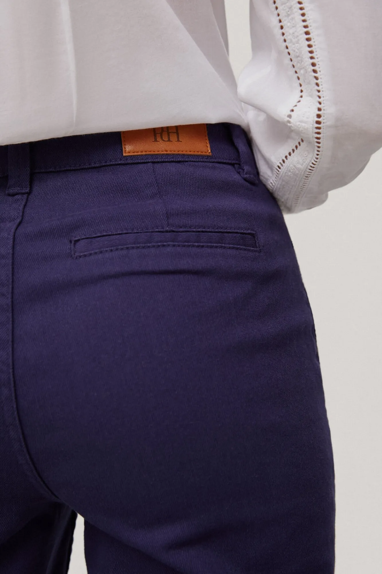 Pantalon Vaquero Botones Straight Fit Cropped^Pedro del Hierro Online