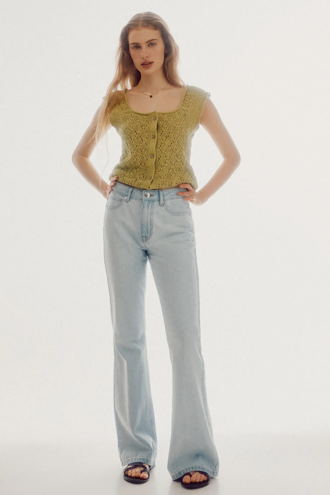 Pantalon Vaquero Fit Campana^Slowlove Discount