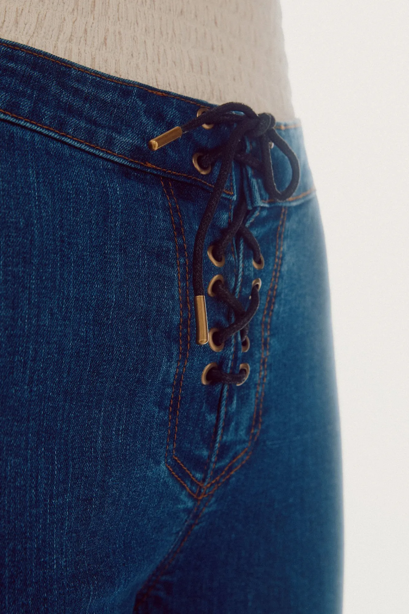 Pantalon Vaquero Fit Campana^Slowlove Cheap