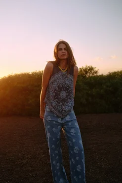Pantalon Vaquero Fit Wide Leg^Slowlove Store