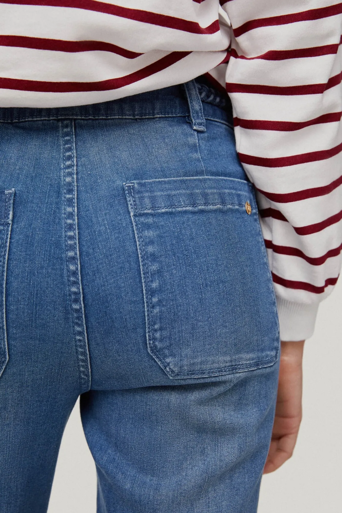 Pantalon Vaquero Flare Fit Trenza^Pedro del Hierro Sale