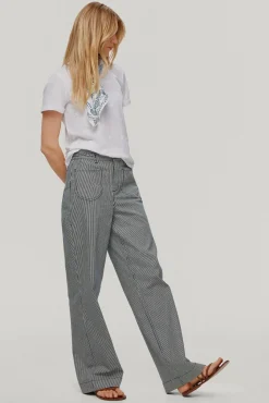 Pantalon Vaquero Rayas Wide Flare^Pedro del Hierro Flash Sale