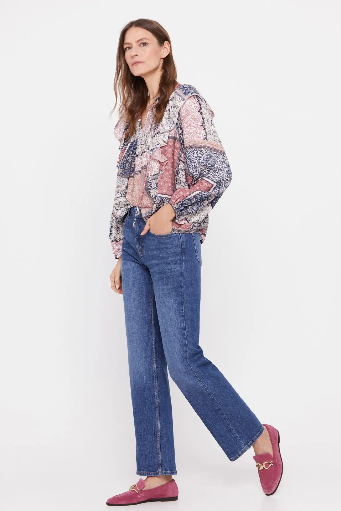 Pantalon Vaquero Recto 5 Bolsillos -^Cortefiel Shop