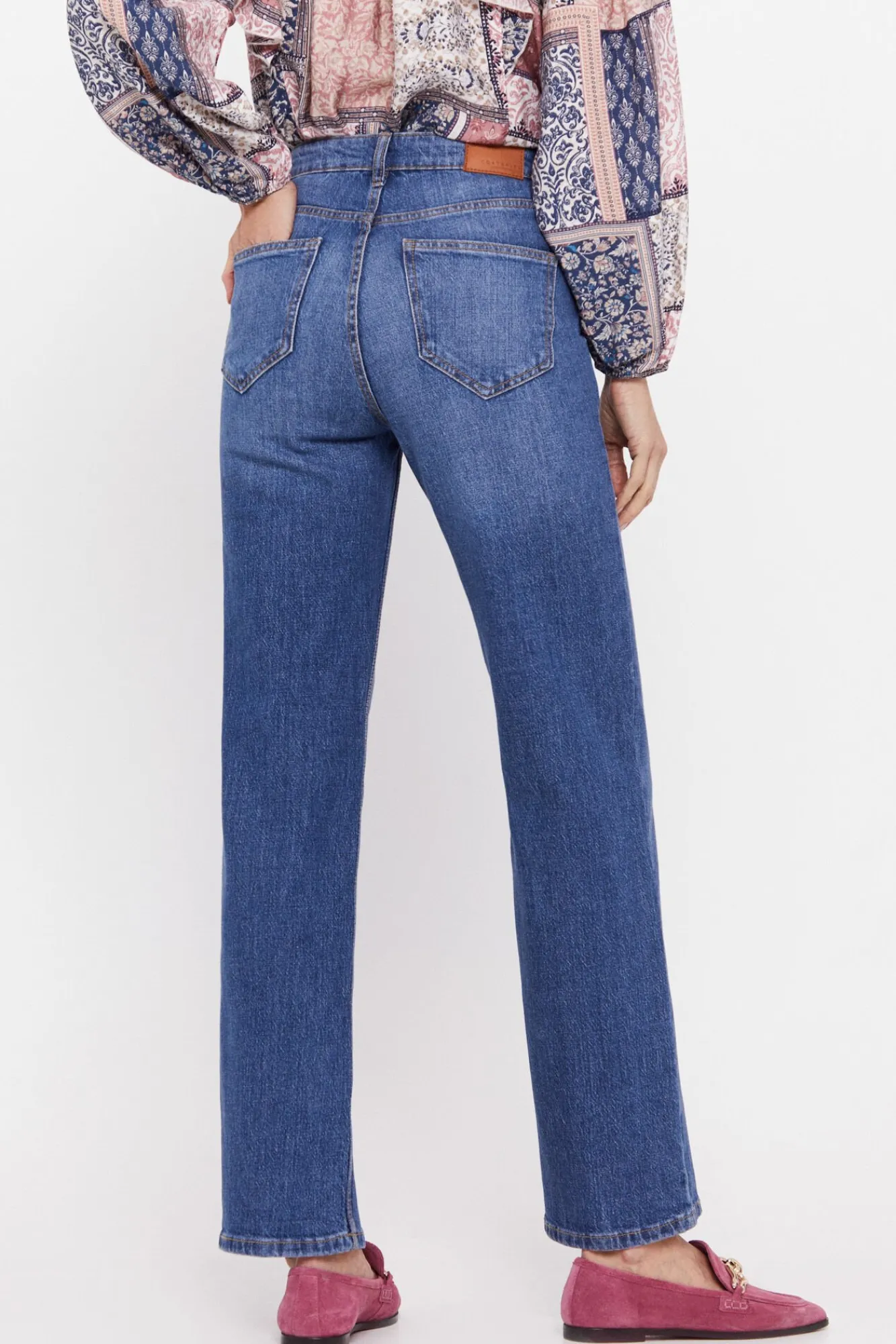 Pantalon Vaquero Recto 5 Bolsillos -^Cortefiel Shop