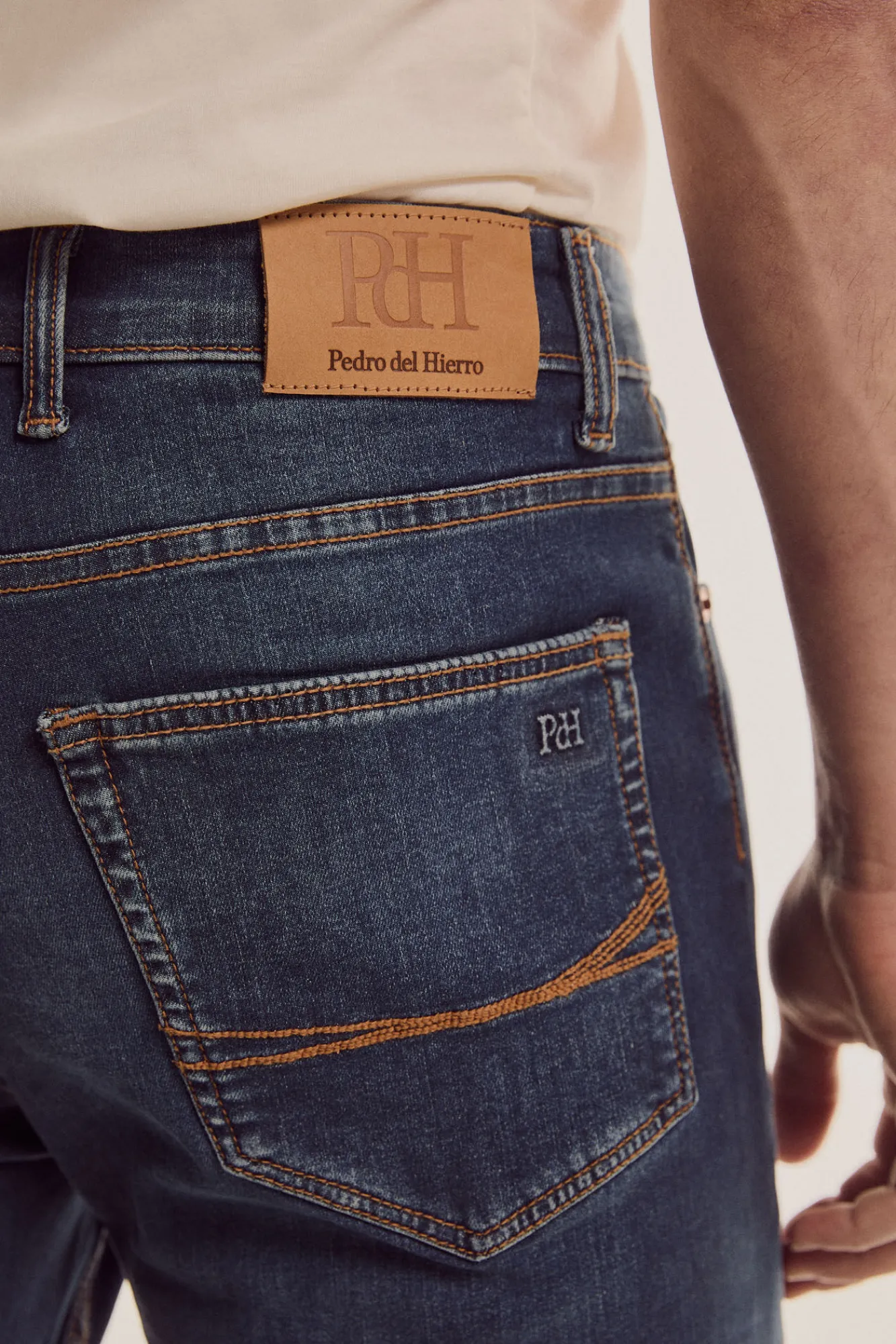 Pantalon Vaquero Regular Fit Lavado Claro^Pedro del Hierro Clearance