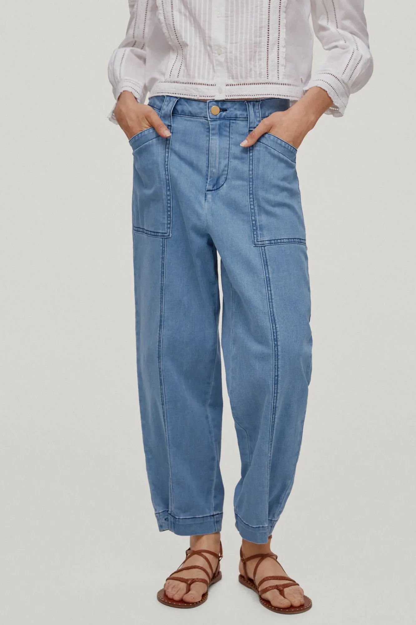 Pantalon Vaquero Relaxed Slim Tencel®^Pedro del Hierro Cheap