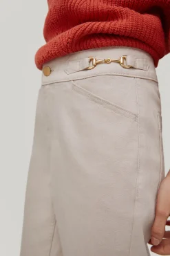 Pantalon Vaquero Wide Leg Cropped^Pedro del Hierro Flash Sale