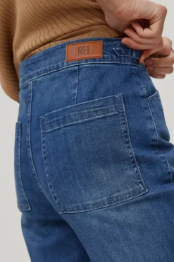 Pantalon Vaquero Wide Leg Cropped^Pedro del Hierro Sale