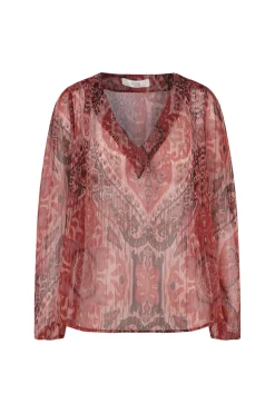 Paula Blusa Estampada Con Hilo Metalizado^Hoss Intropia Best