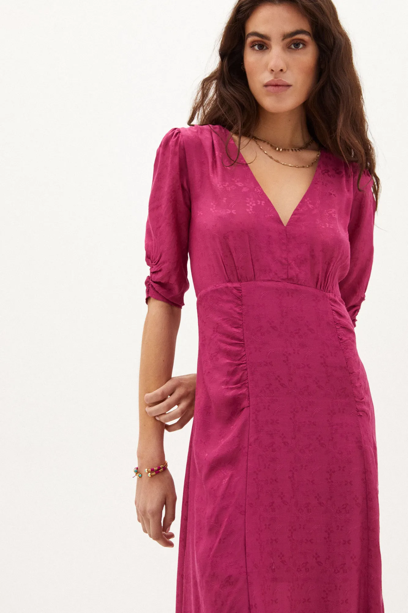 Paula Vestido Midi De Jacquard^Hoss Intropia Store