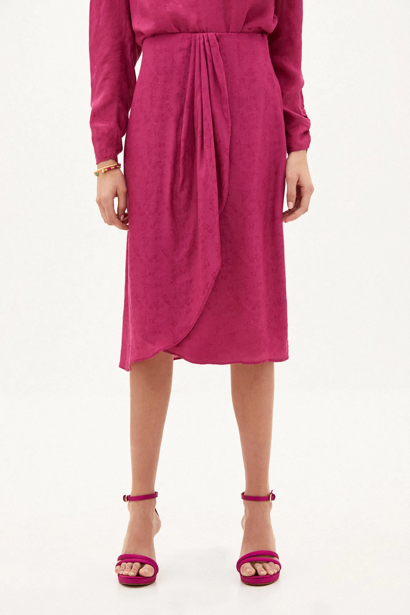Pauline Falda Midi En Jacquard^Hoss Intropia Clearance
