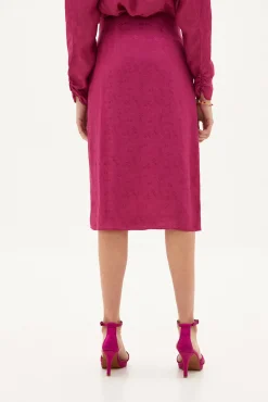 Pauline Falda Midi En Jacquard^Hoss Intropia Clearance
